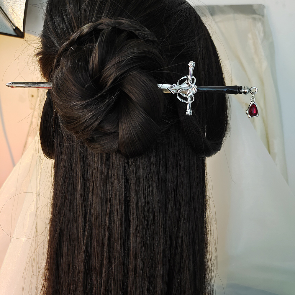 Cosplay Prop Dagger - Spilla per capelli a forma di