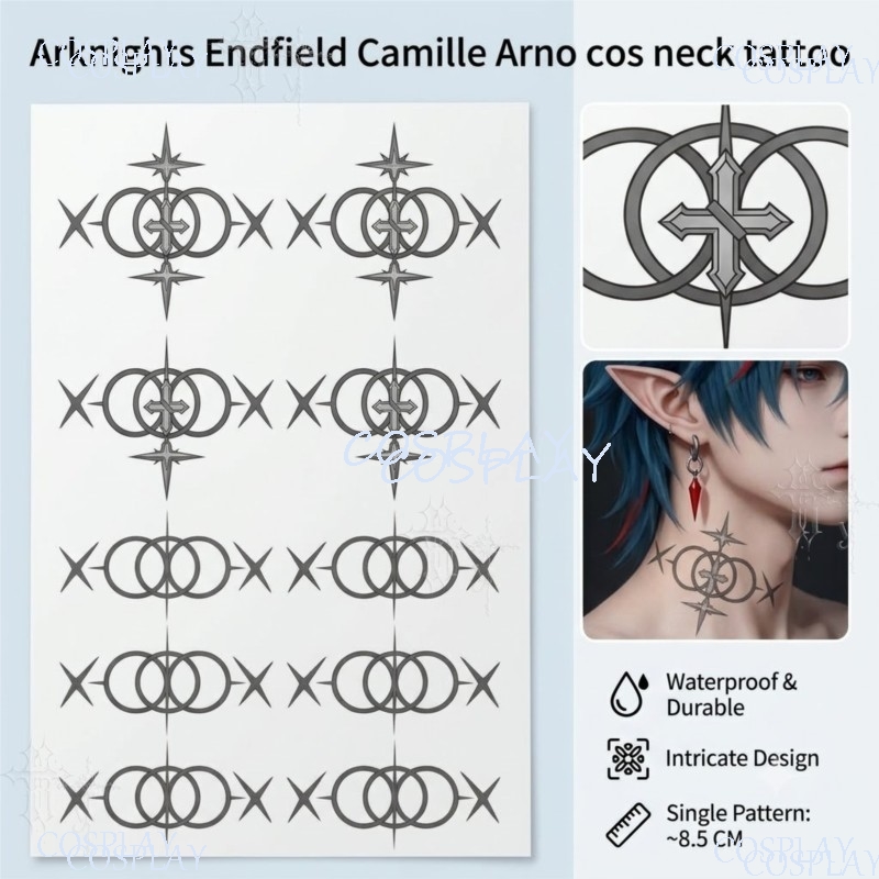 Arknights Endfield Tatuaggio T - Cosplay Prop Making recensione e prezzo