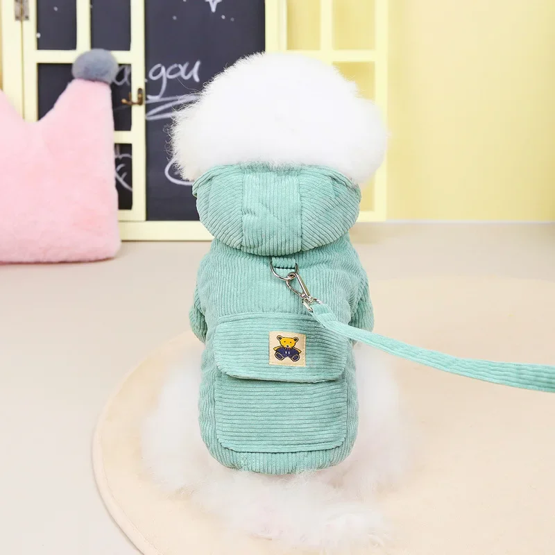 Cappotto per cani in velluto a - D Ring Strap recensione e prezzo