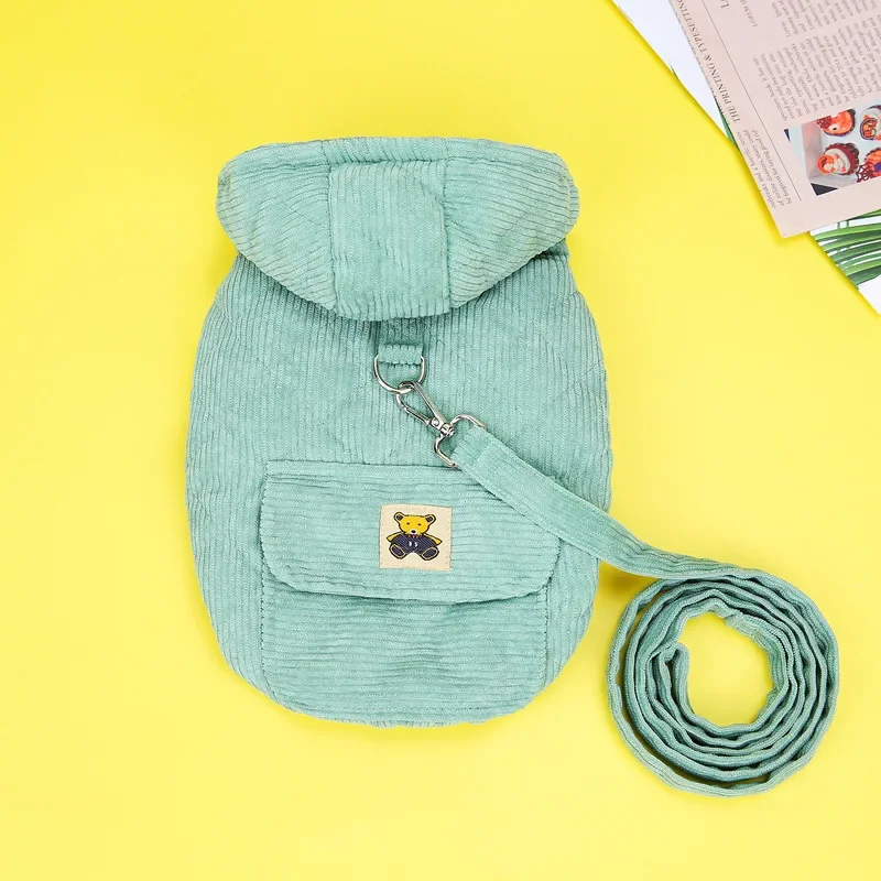 Cappotto per cani in velluto a - D Ring Strap recensione e prezzo